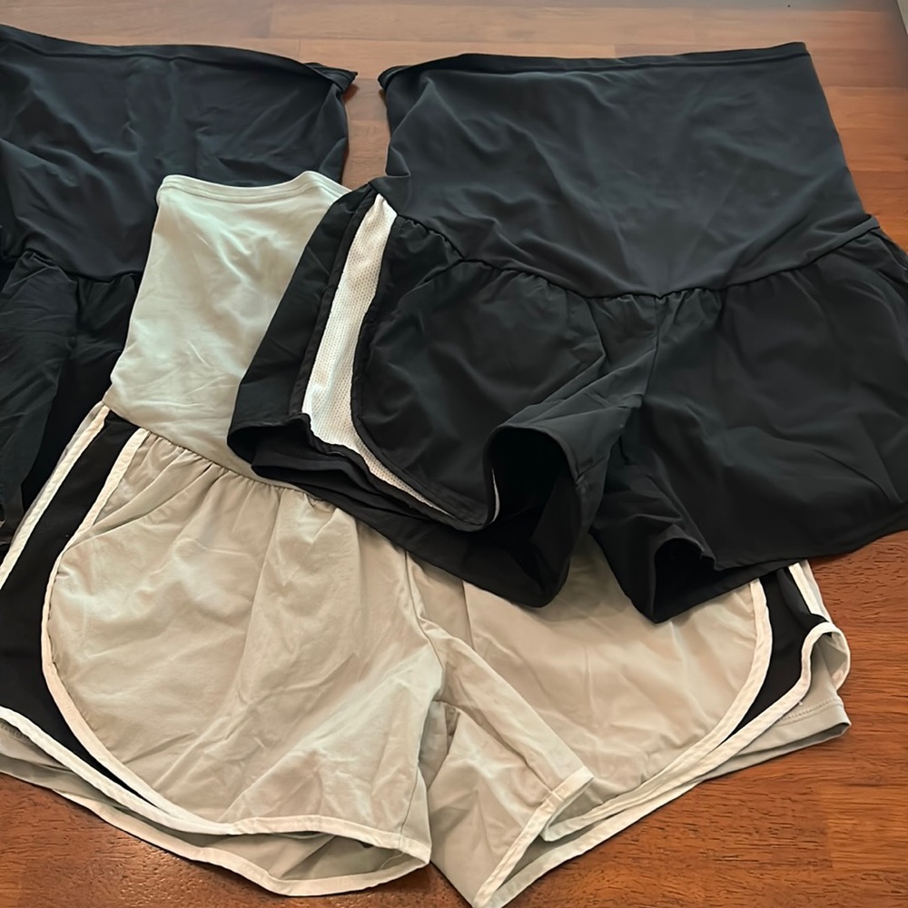 Bundle: Maternity Athletic Shorts, Set of 5